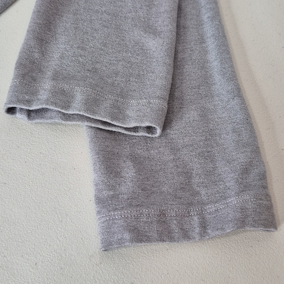 Bryn Walker Light Gray Shark Bite Tunic - Size L - Picture 6 of 10